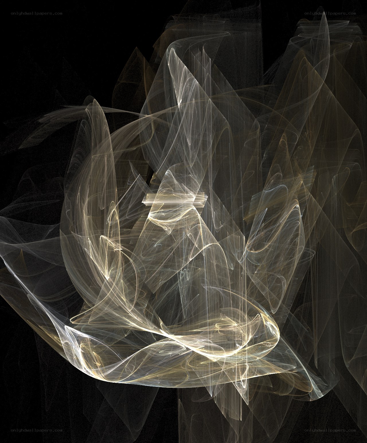 Abstract light fractal design