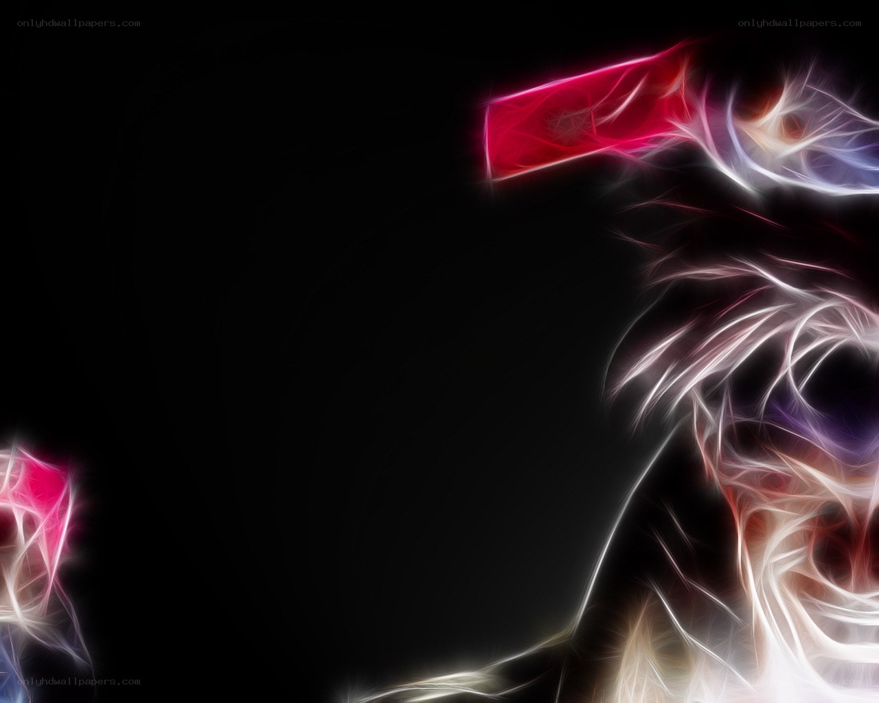 abstract light fractal design