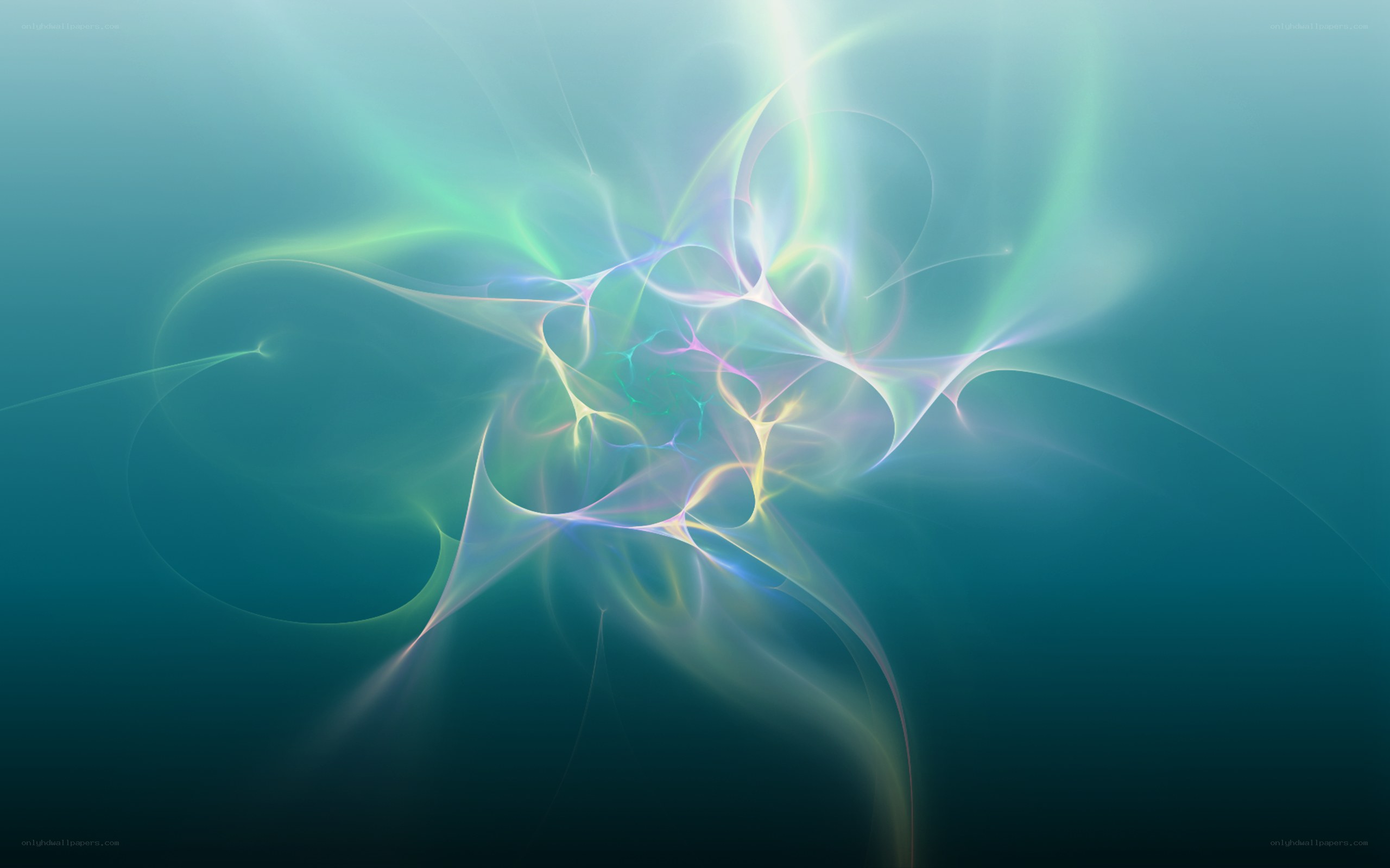 Abstract light fractal design