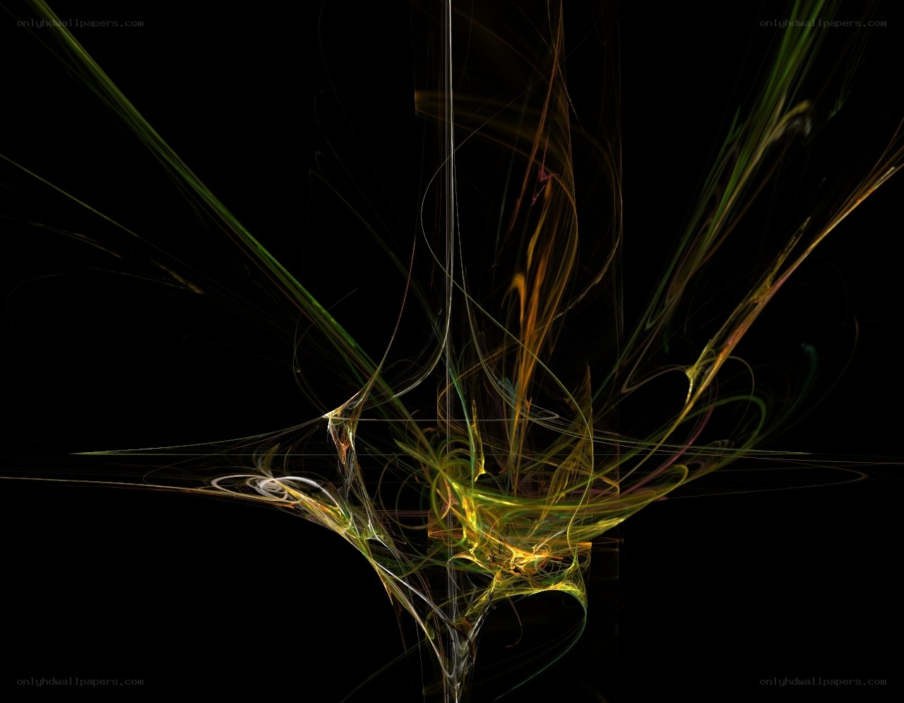 Abstract light fractal design