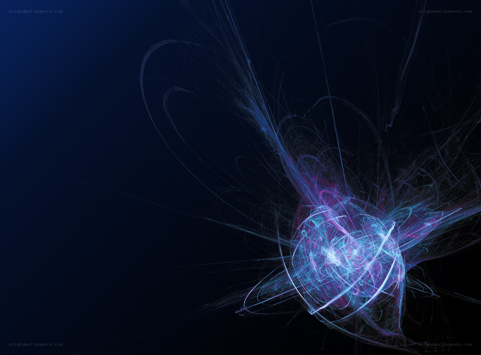Abstract light fractal design