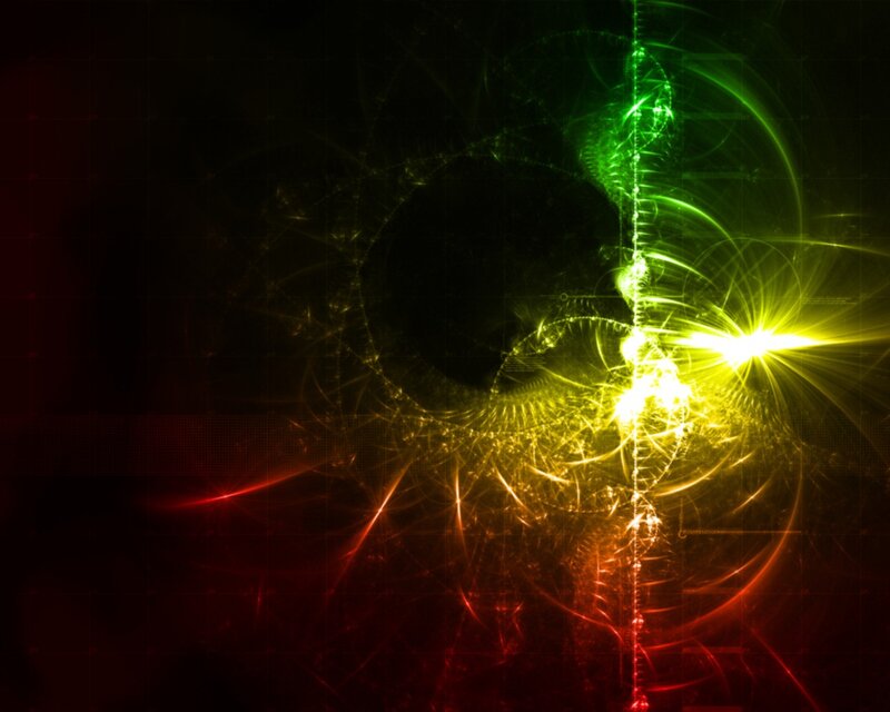 Abstract light fractal design