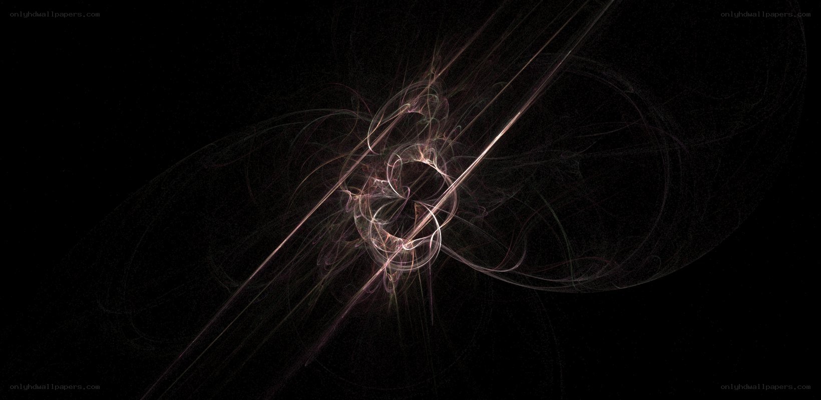 Abstract light fractal design