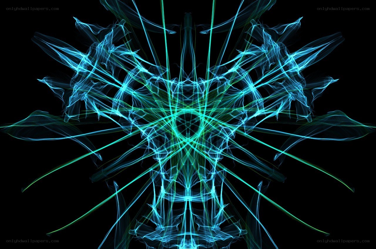 Abstract light fractal design