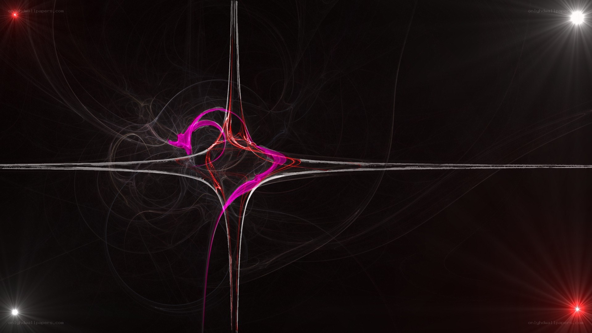 Abstract light fractal design