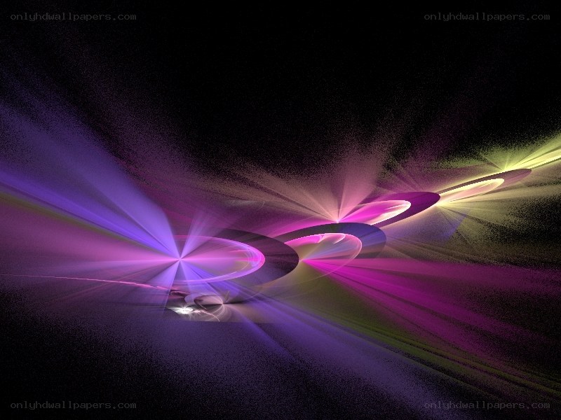 Abstract light fractal design