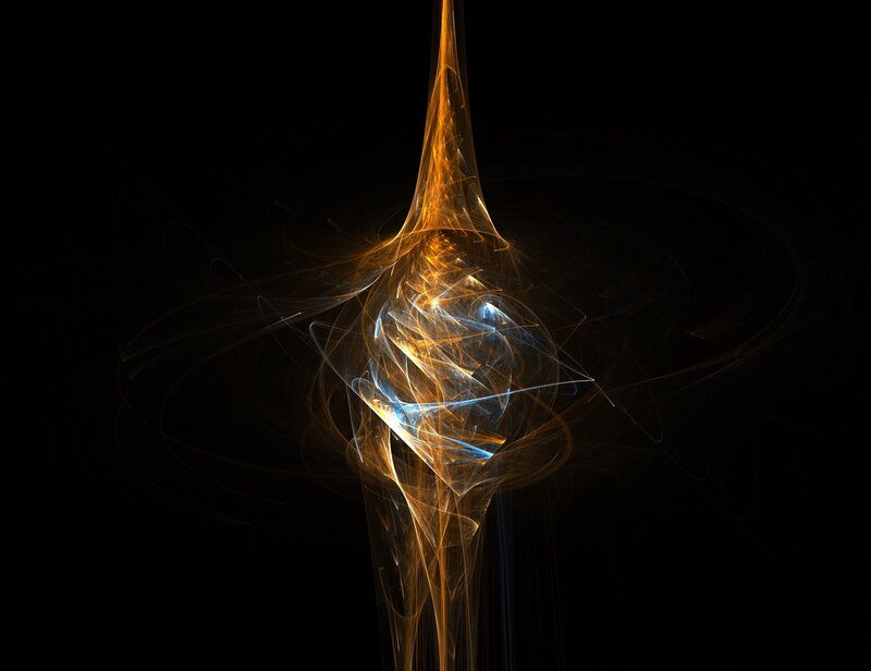 Abstract light fractal design