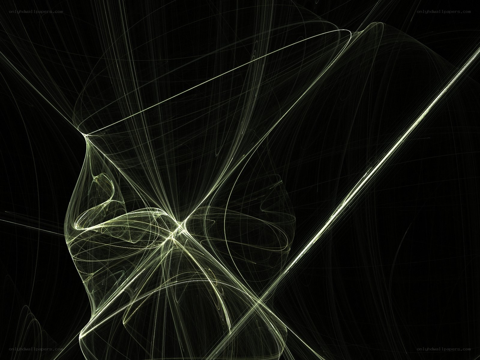 Abstract light fractal design