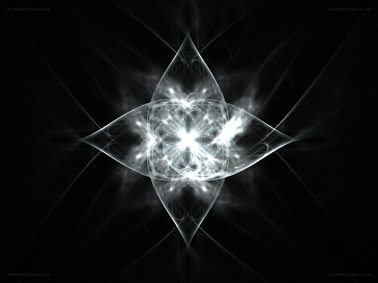 Abstract light fractal design