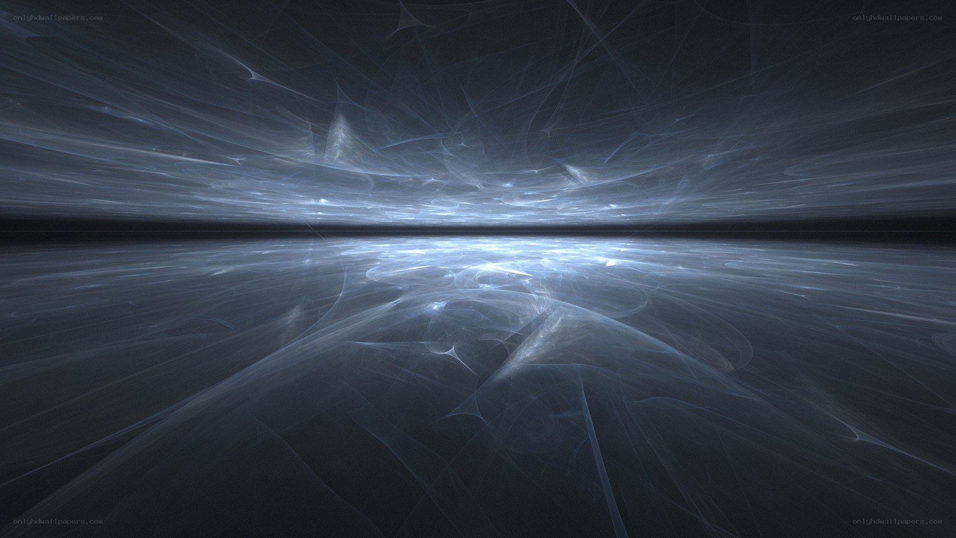 abstract light fractal landscape