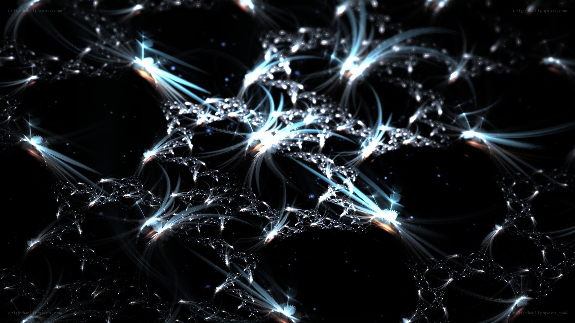 abstract light fractal pattern