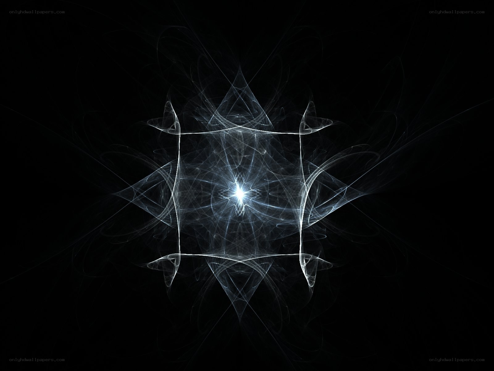Abstract light fractal pattern