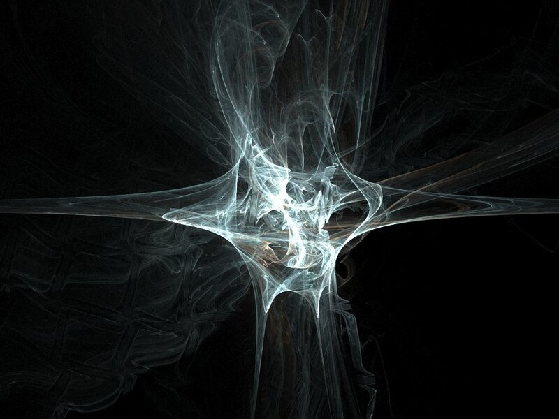 abstract light fractal pattern