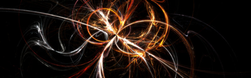 Abstract light fractal pattern