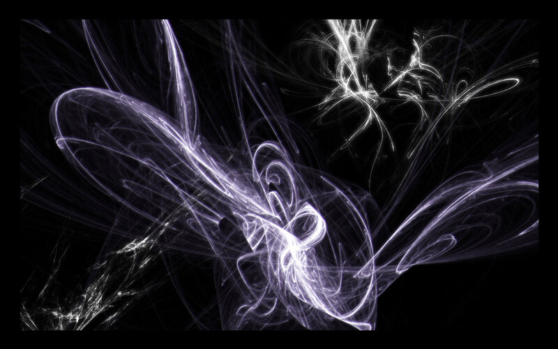 Abstract light fractal patterns