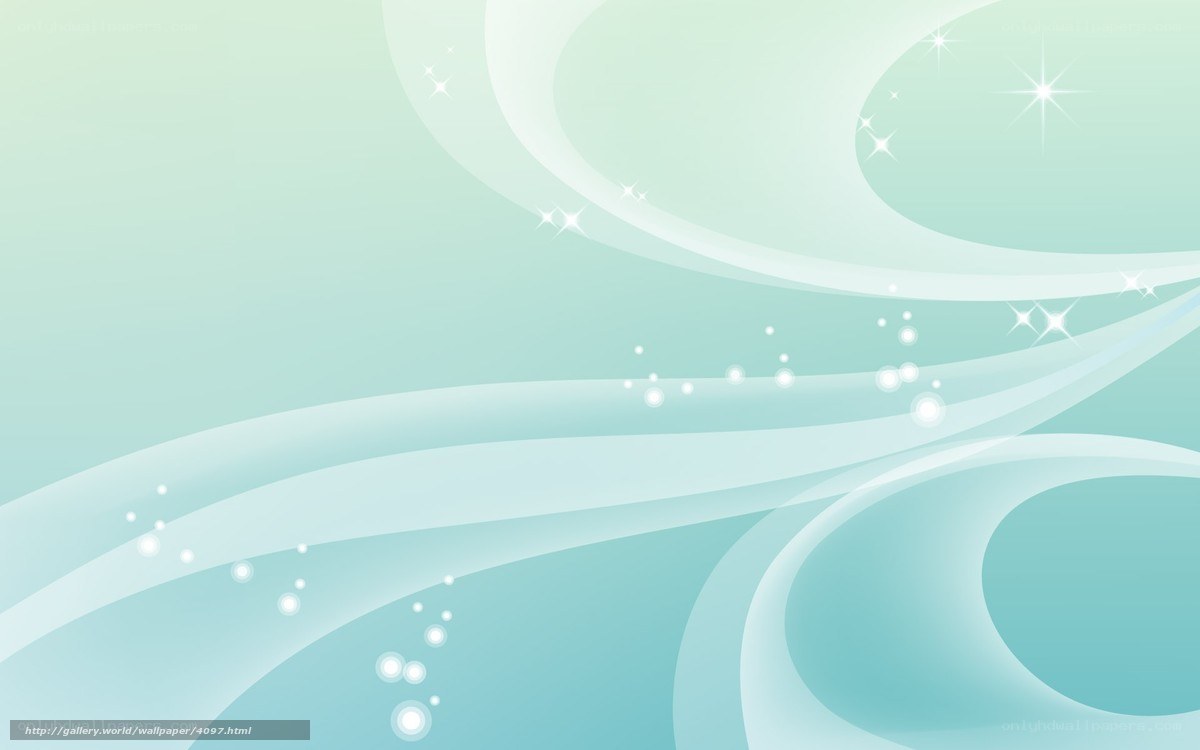 abstract light green swirls