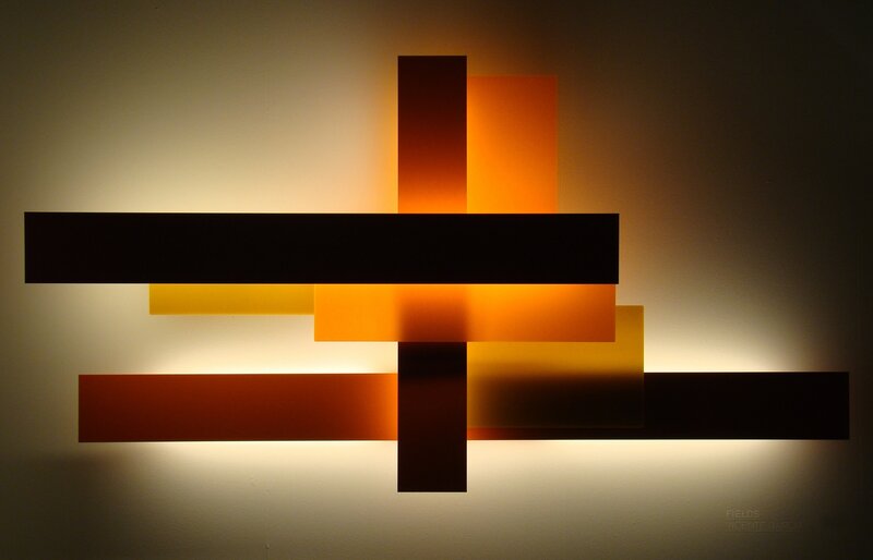 Abstract Light Installation — Orange