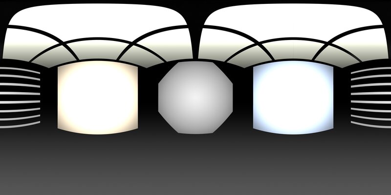 abstract light installation