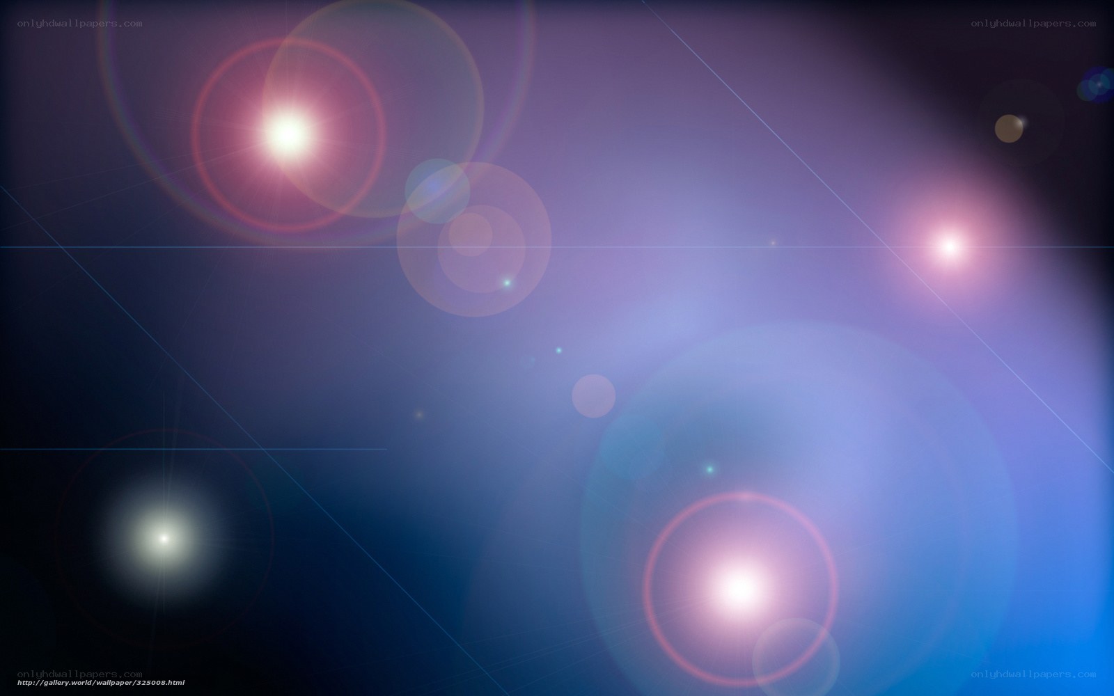 abstract light lens flares