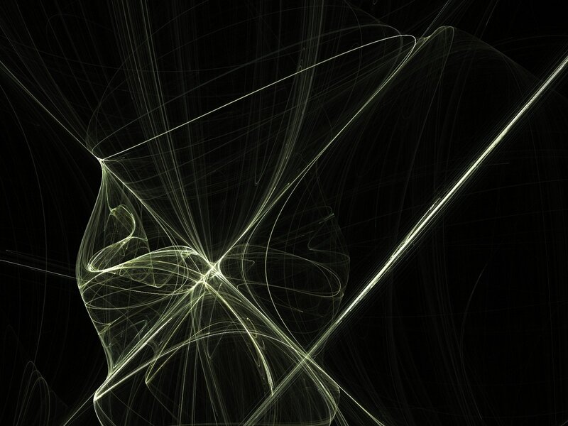 Abstract Light Lines — Black, Dynamic