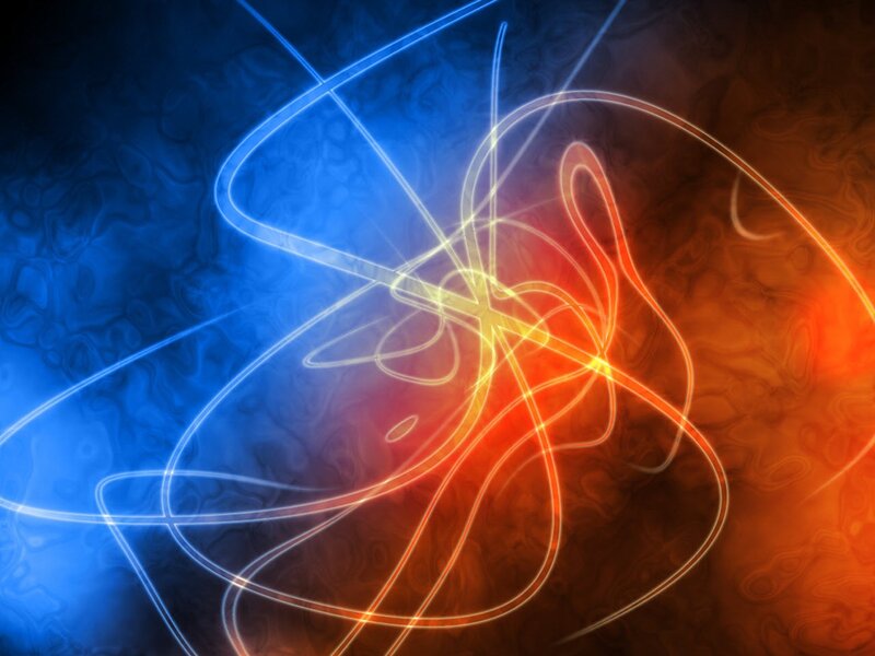 Abstract Light Lines — Blue, Dynamic, Glow, Color Gradient