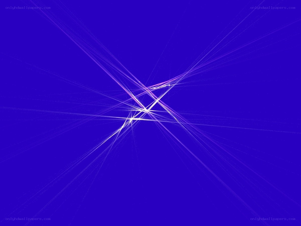 Abstract light lines on blue