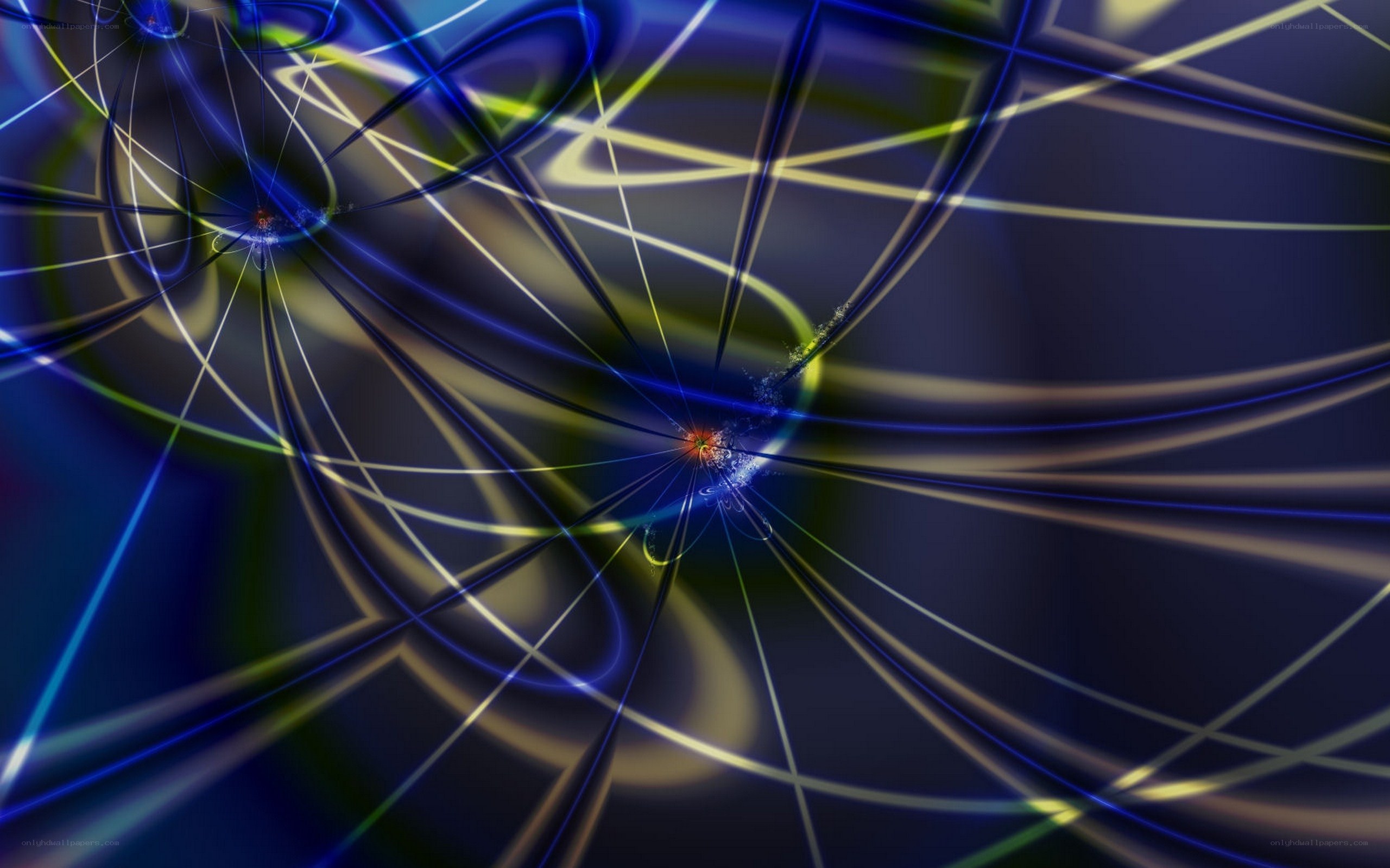 Abstract light lines pattern