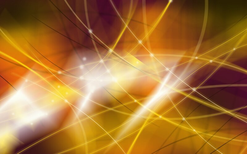 Abstract Light Lines — Yellow