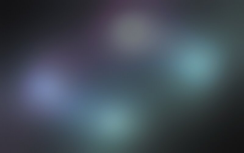 Abstract Light Orbs — Blue