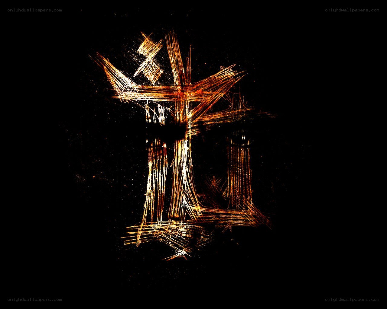abstract light painting art