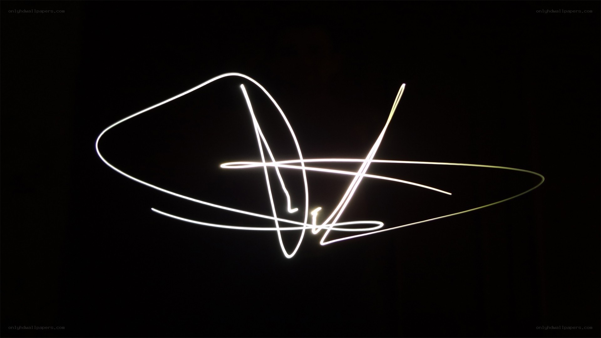 abstract light painting art