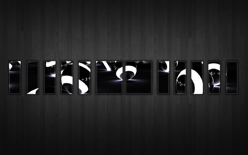 abstract light panels on wood