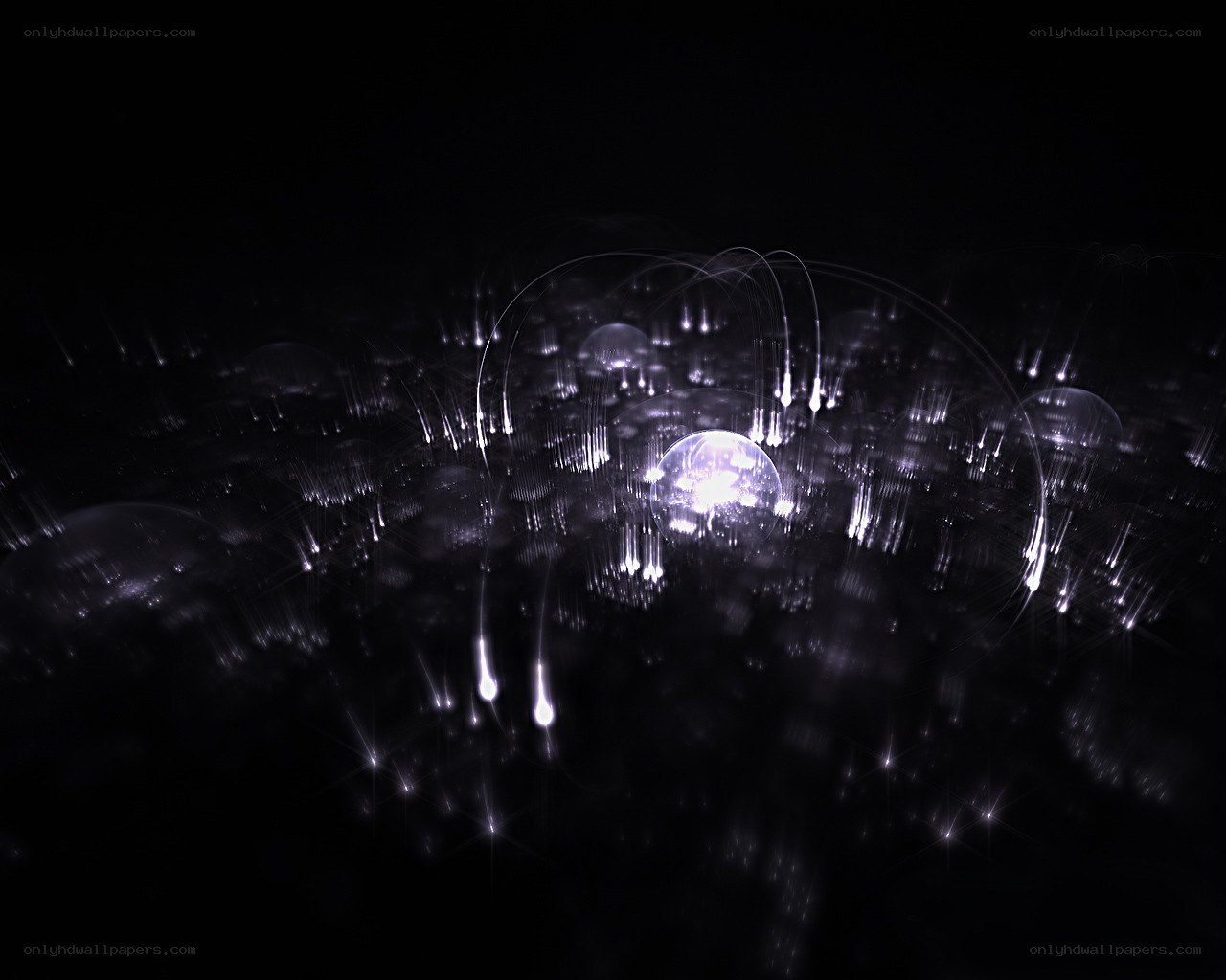Abstract light particles