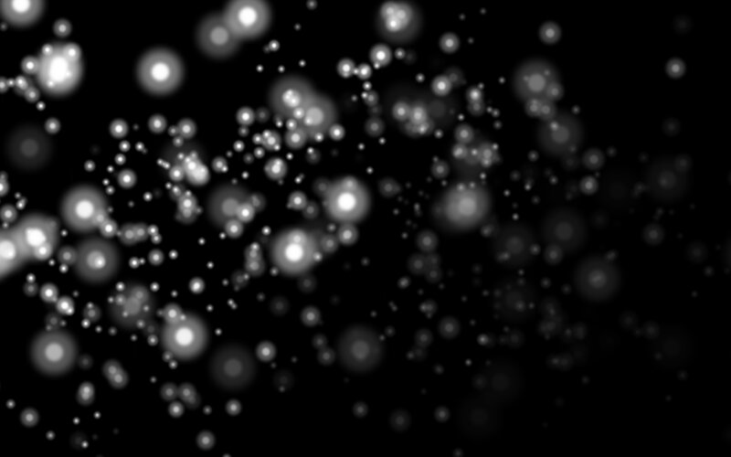 abstract light particles