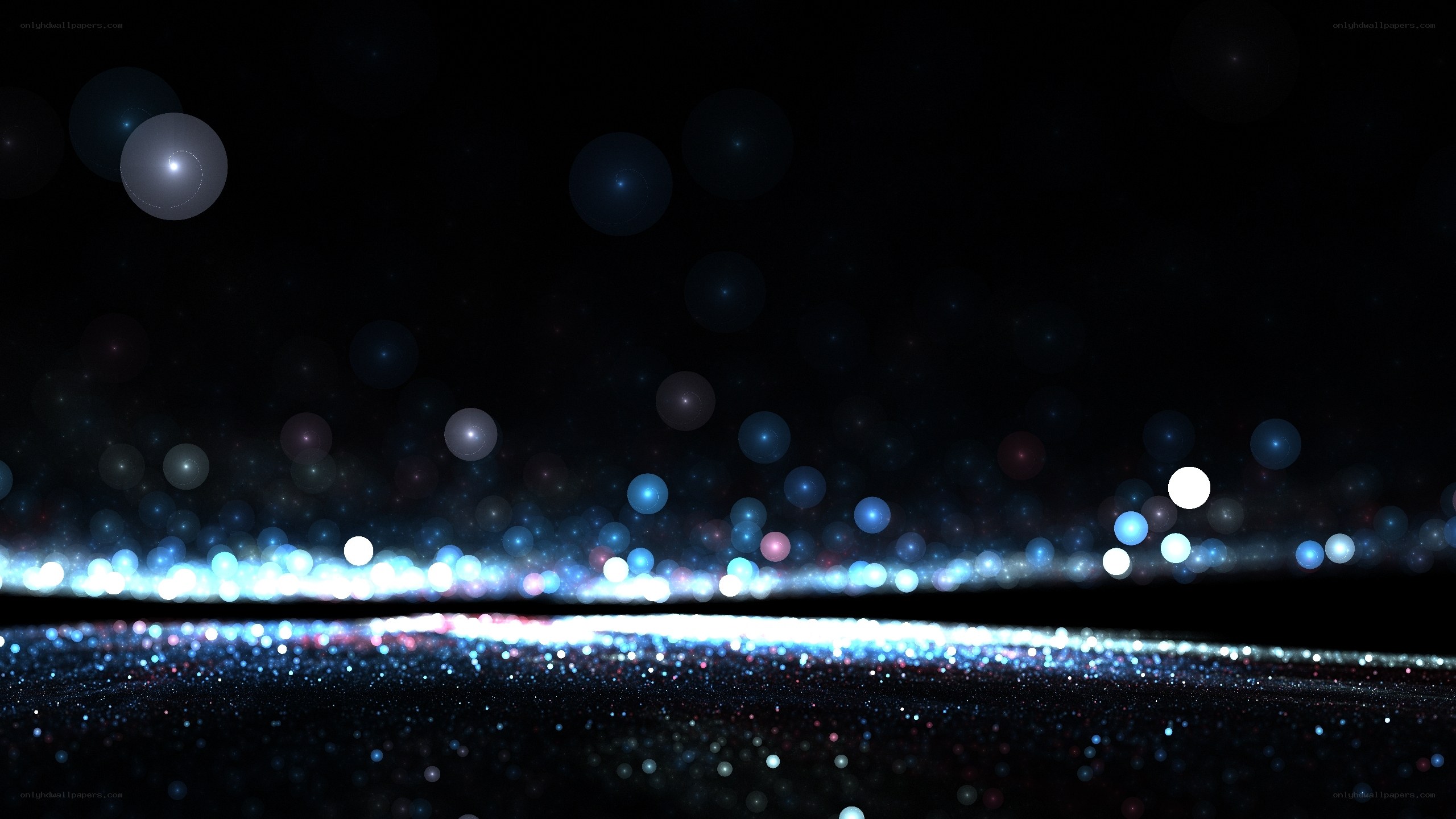 abstract light particles