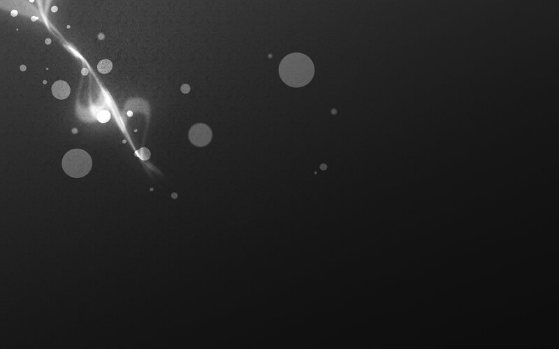 Abstract Light Particles — Black, Serene