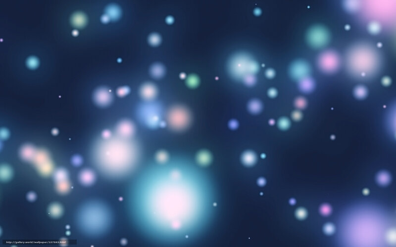 Abstract Light Particles — Blue, Calm