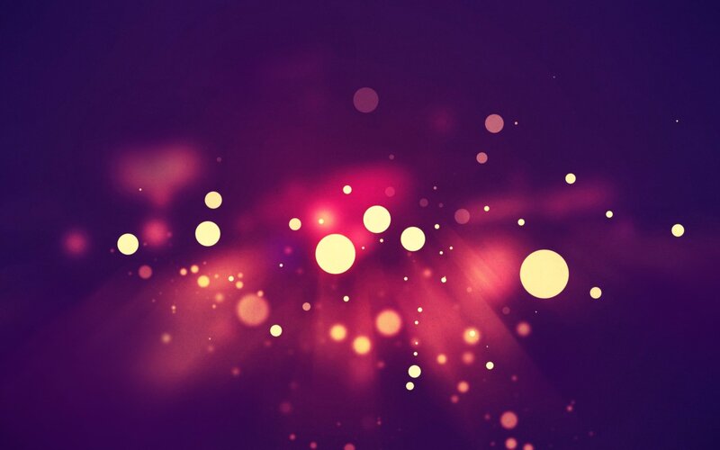 Abstract Light Particles — Purple, Dreamy, Digital Art, Circles