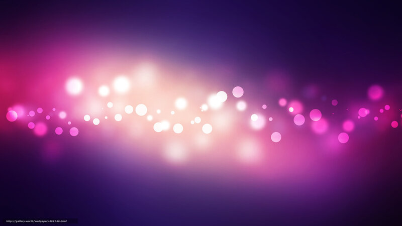 Abstract Light Particles — Purple, Dreamy, Digital Art, Lights