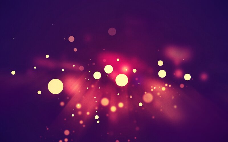 Abstract Light Particles — Purple, Dreamy