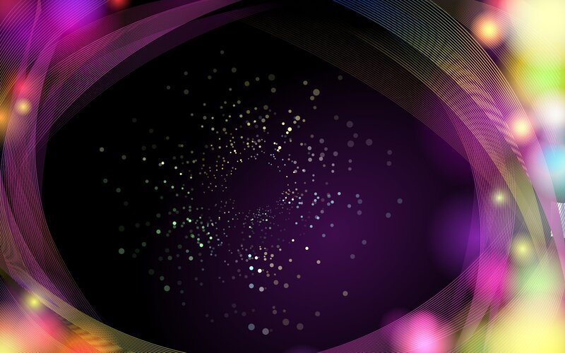 Abstract Light Particles — Purple, Dynamic