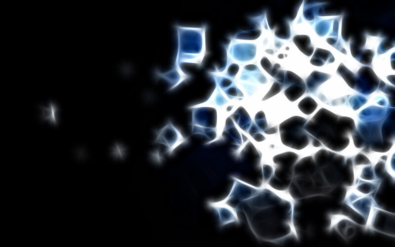 Abstract Light Pattern — Black, Dramatic, Digital Art, Darkness