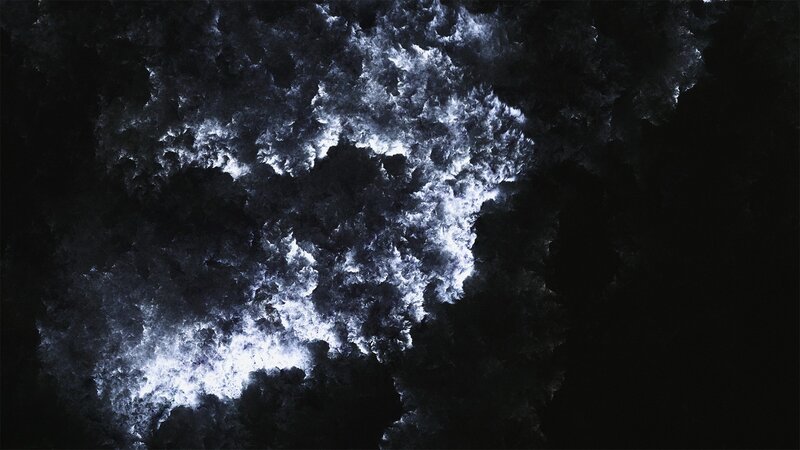 Abstract Light Pattern — Black, Dramatic