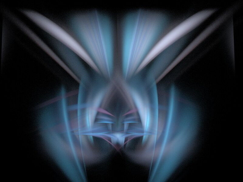 Abstract Light Pattern — Blue, Mystical