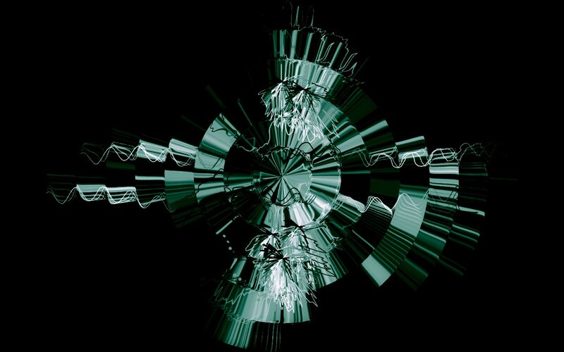 Abstract Light Pattern — Green
