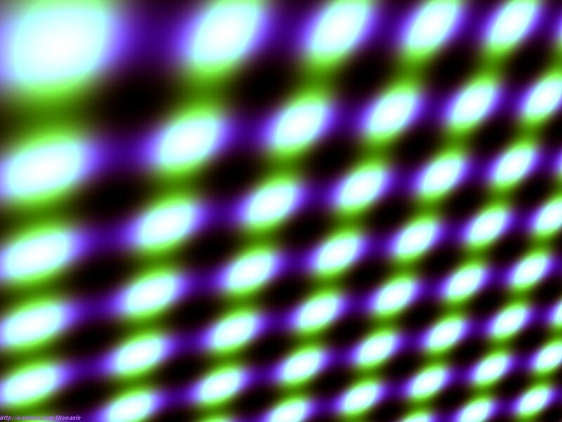 Abstract light pattern grid