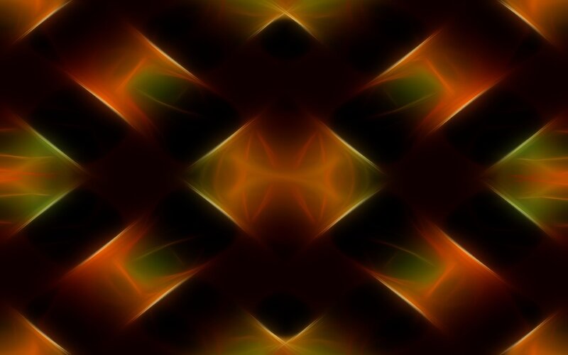 Abstract Light Pattern — Orange, Dramatic
