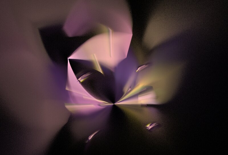 Abstract Light Pattern — Purple