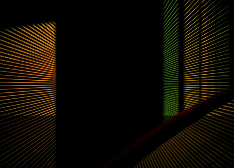 Abstract Light Patterns — Black, Dark