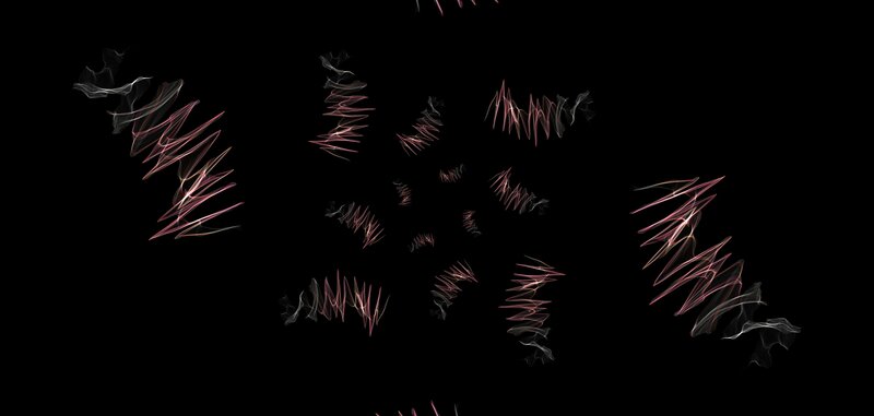 Abstract Light Patterns — Black, Ethereal, Night